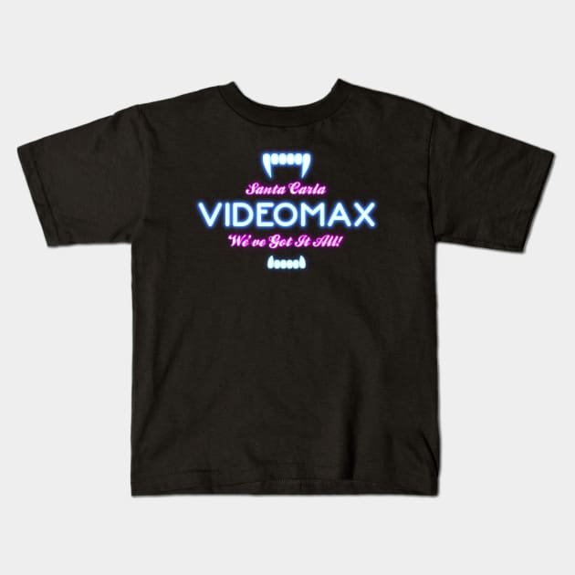 Video Max Kids T-Shirt by ZombieMedia